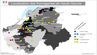 Fromageries en Haute-Savoie