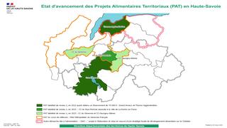 état d'avancement des projets alimentaires territoriaux en Haute-Savoie