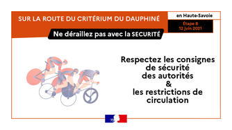 12 juin 2022 : Passage du Critérium du Dauphiné en Haute-Savoie