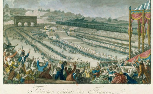 La fête de la Fédération. MONNET Charles (1732 - 1810) © Cliché Bibliothèque Nationale de France