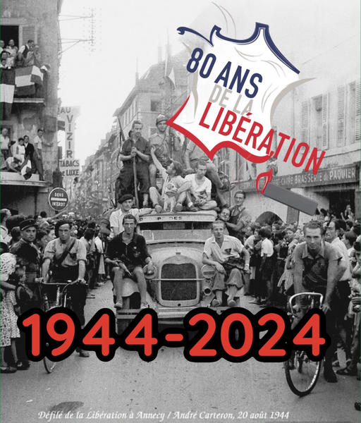 défilé de la libération à Annecy par André Carteron (20 août 1944)