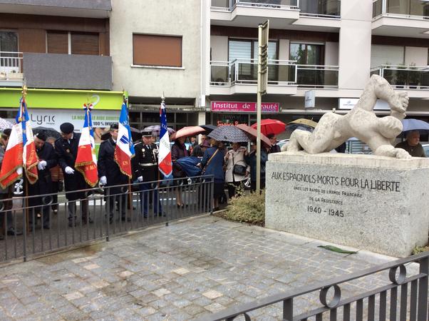 Monument en hommage aux résistants espagnols à Annecy