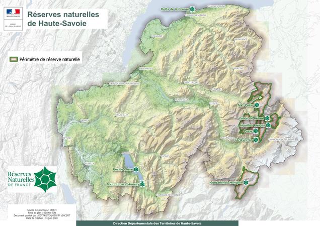 Réserves naturelles en Haute-Savoie
