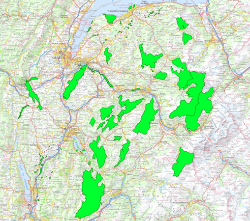Sites Natura 2000 en Haute-Savoie