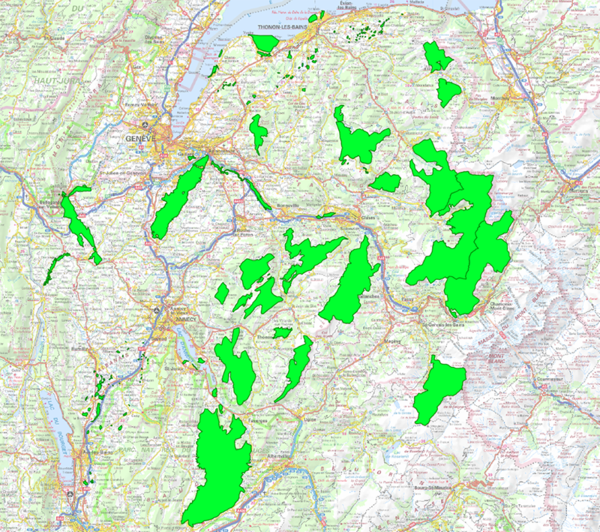 Sites Natura 2000 en Haute-Savoie