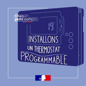 Installons un thermostat programmable